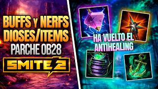 Smite 2  Buffs And Nerves Of The Parch  Parchnotes Ob28