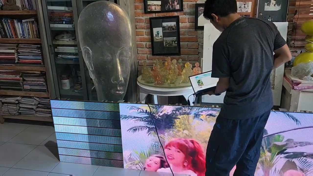 Merakit Videotron 4x2 Meter Dengan Panel RGB P2 5 VLOG418 YouTube