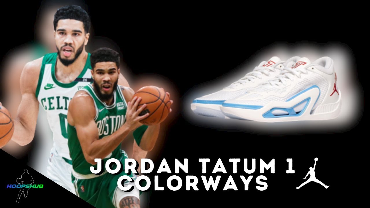 Jordan TATUM 1 Colorways Release Schedule - YouTube