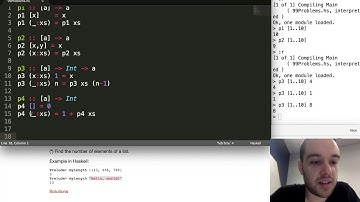 Questions 1 to 9 |  Ninety-Nine Haskell Problems