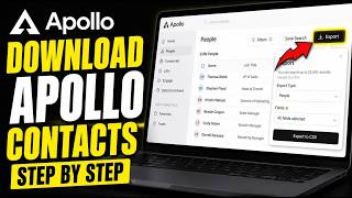 How to download contact lists from Apollo and enrich your LinkedIn outreach - Step By Step
