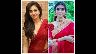 Rakul Preet Singh VS Keerthy Suresh WhatsApp status || fashion comparison