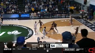 Brown vs Yale Wild Ending | 2024 College Basketball