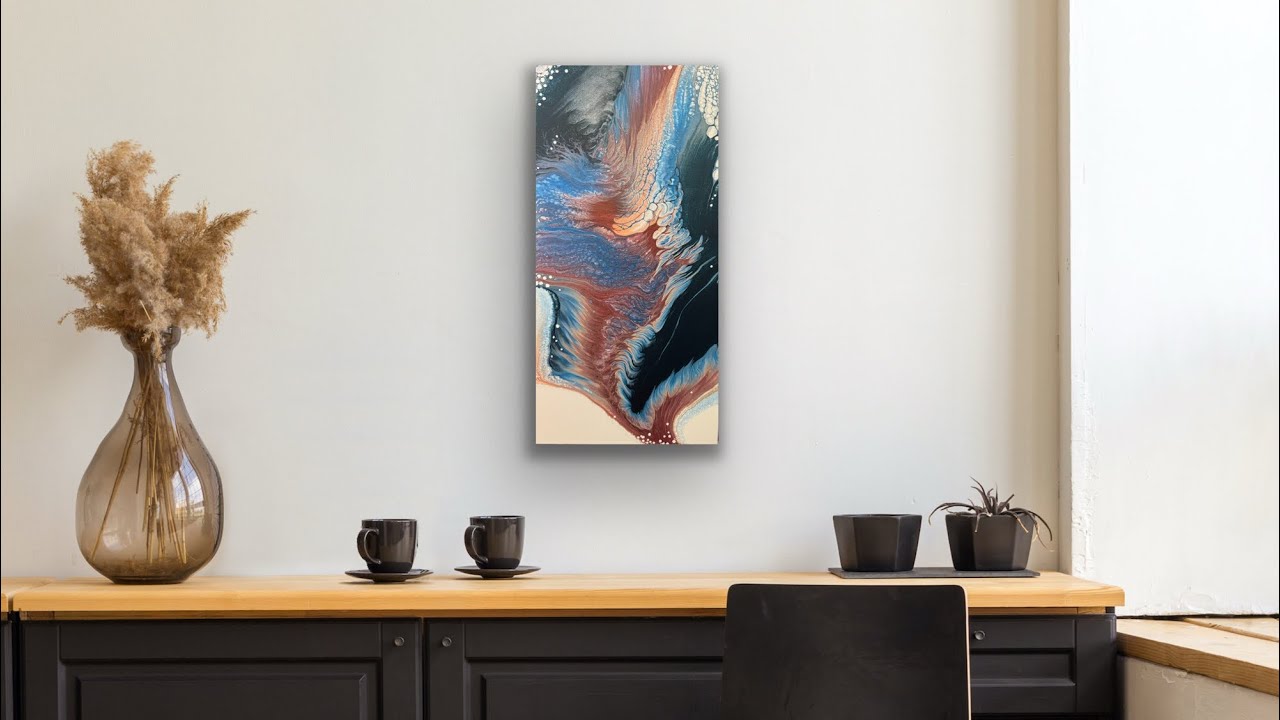 Ribbon Pour(s)! Pearl Pour! Commissioned Art!