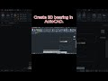 Nobody Told You Creating a 3D Bearing Was THIS Easy! #autocad #shorts #mechanicalengineering #cad