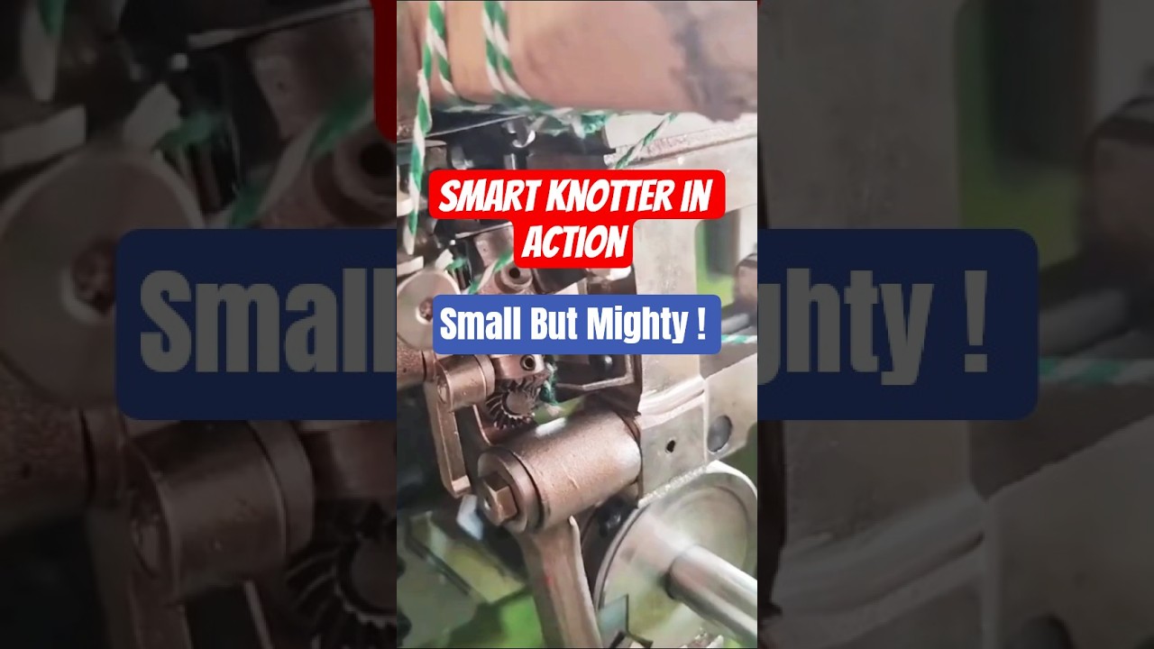 The Smart Knotting Machine That Works Faster Than Hands!