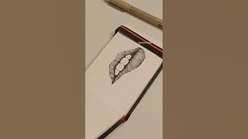 3rd Lips Timelapse Video !! #trending #short #shorts #ytshorts #yt #art #youtubevideos #fypシ゚viral