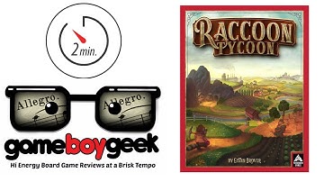Raccoon Tycoon (Allegro 2-min) Review with the Game Boy Geek