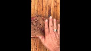 Cocoa-Rubbed Skirt Steak on Grill