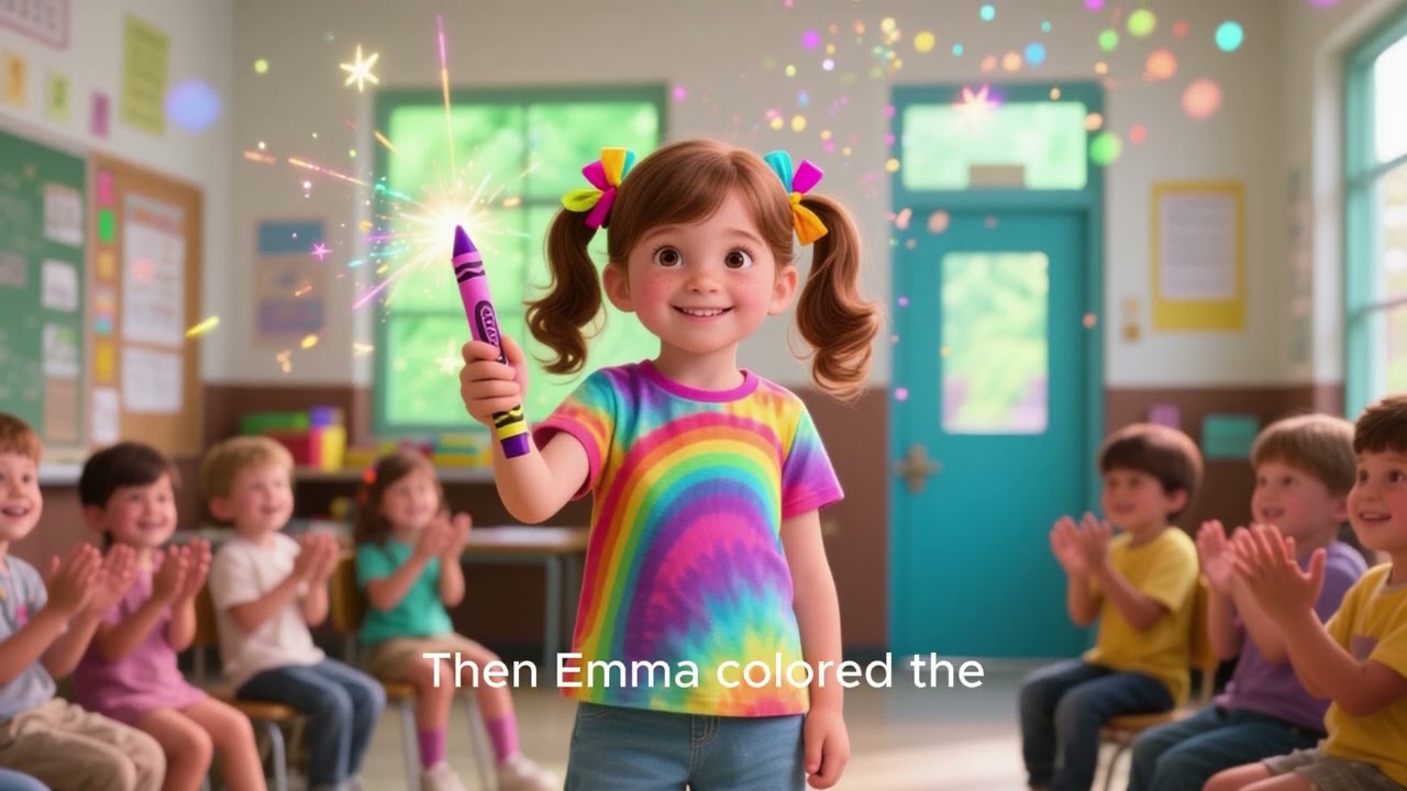 “The Magic Crayons 🎨🖍️ | Short Moral Story for Kids | Funny Cartoon USA UK Canada Australia”