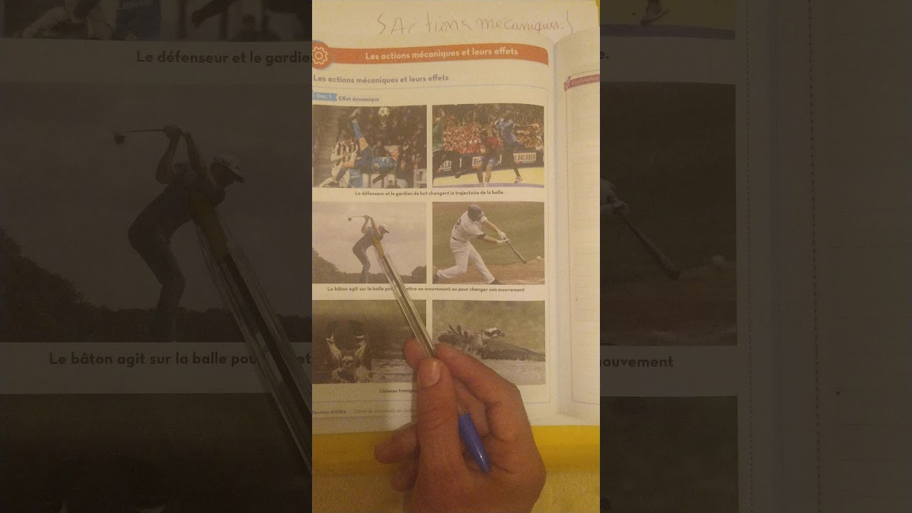 les actions mécaniques_ les forces  التأثيرات الميكانيكية- القوى