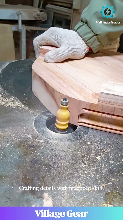 The Art of Wood Shaping: Craftsmanship on the Router Table #woodworking #craftsmanship #woodart