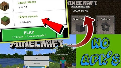 How To Change Between MCPE Versions [without downloading APK]