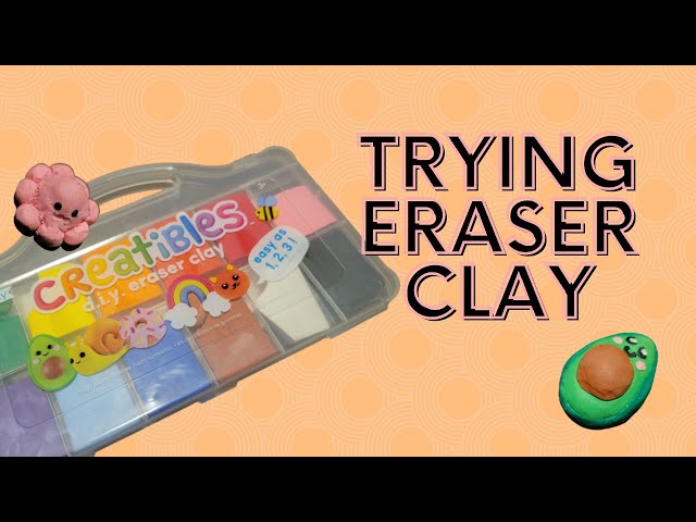 How To Make Clay By Eraser 😱 DIY SOFT ERASER CLAY !! 🔥Easy Clay at Home  🚫NO Flour Homemade Clay 😱 