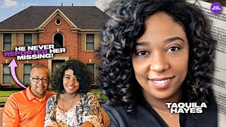 Wife & Nurse VANISHED After Wanting A Divorce - Husband Says She Left w/ A Stranger | Taquila Hayes