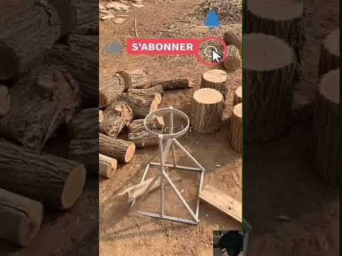 فكرة جهنمية لتقسيم الخشب آلة تقسيم الخشب كسر الخشبshorts Wood Breaking