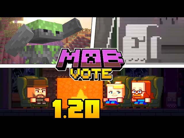 MINECRAFT 1.20 - SAIU! MOB SNIFFER PARA A VOTAÇÃO DO MINECRAFT