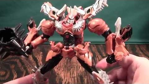 Transformers 4 Age of Extinction Voyager Grimlock Review (AoE dinobot)