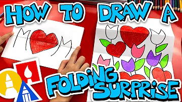 How To Draw A Mothers Day Folding Surprise