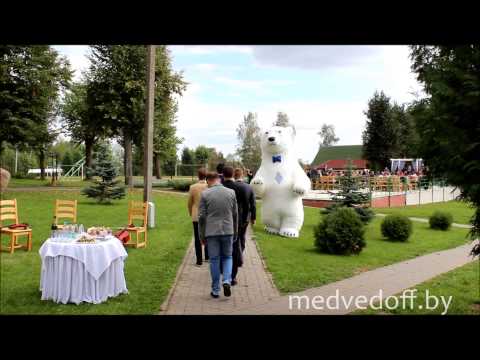 Большая Панда и Медведь на свадьбе в Минске
