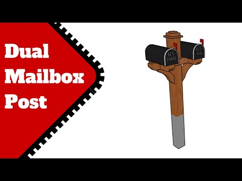 Double Mailbox Post Plans