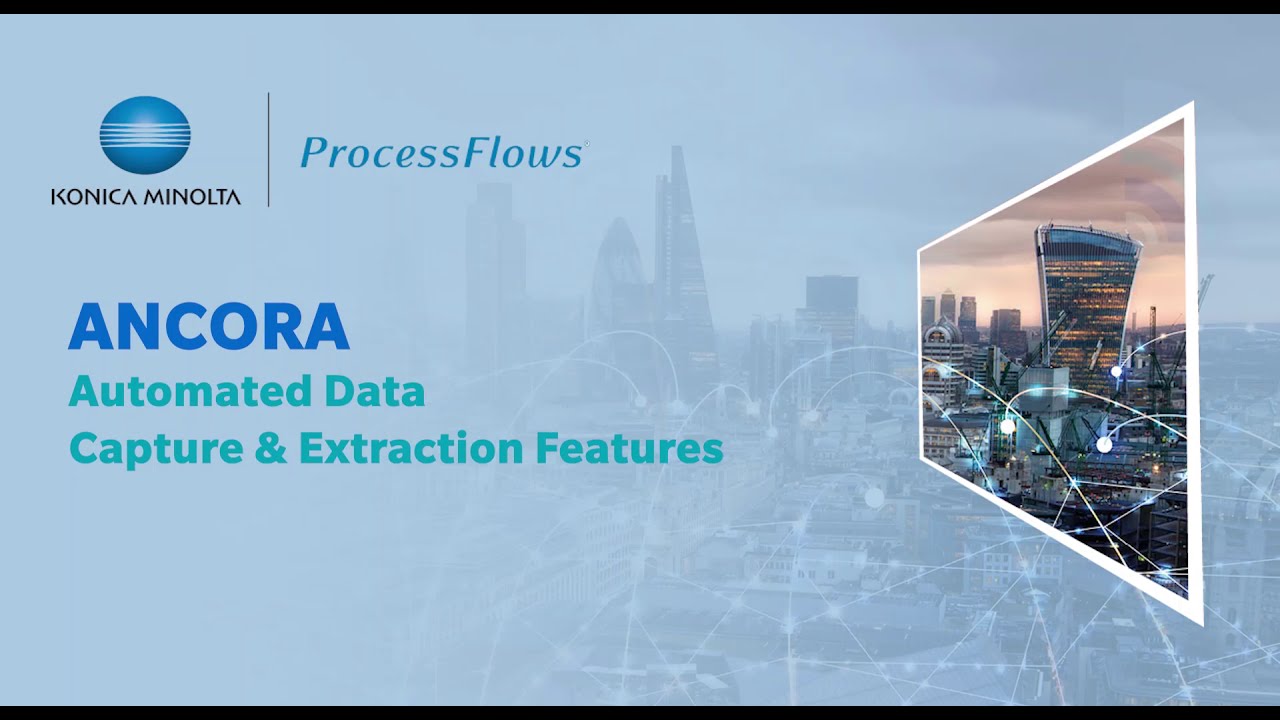 Ancora  - Automated data capture and extraction features