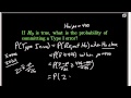 Calculating Power and P(Type II error) (A One-Tailed Z Test Example)