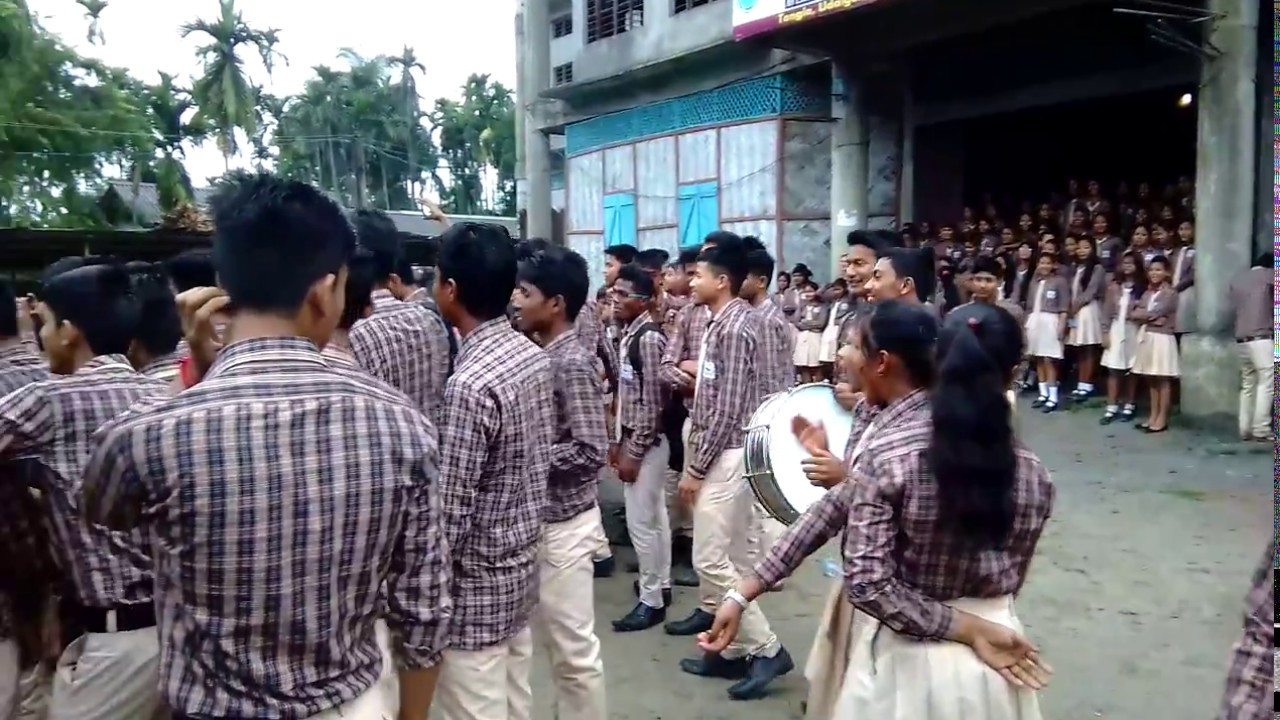 Natioal Pioneer Jr. College Tangla ,celebrates their success