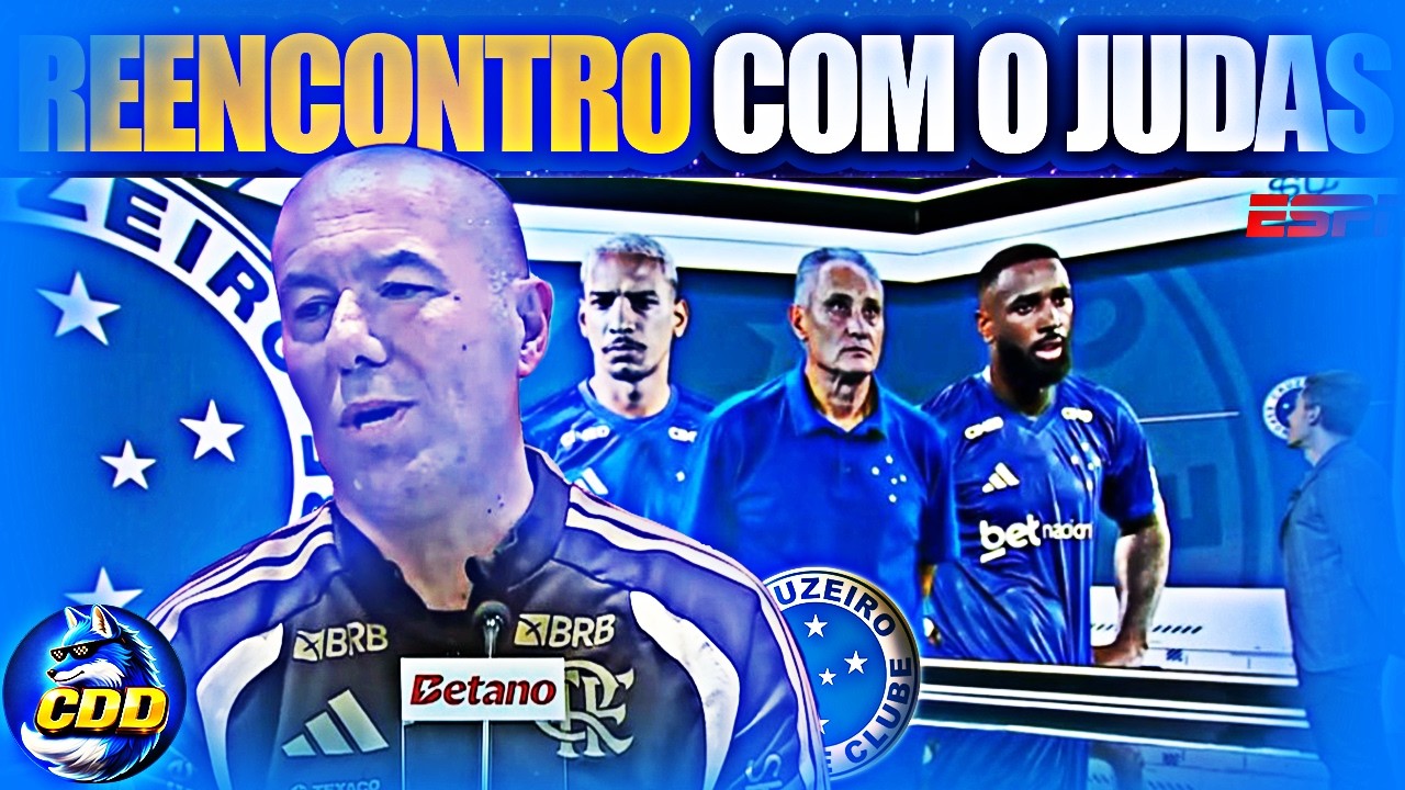 🦊😬 FLAMENGO x CRUZEIRO marca REENCONTRO COM LEONARDO JARDIM