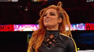 Charlotte Flair vs Ronda Rousey vs  Becky Lynch Raw \& SmackDown Women’s Championship WrestleMania