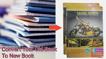 Diy Recycled Paper Notebook | Diy Old Notebook to New Notebook with Easy Steps