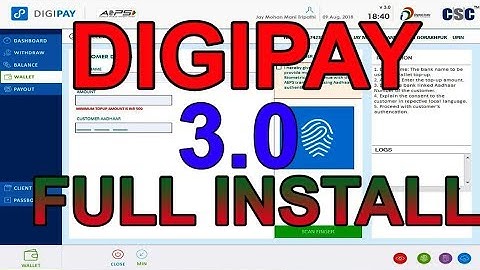 Digipay Version 3.0 Full Installation Process In Hindi By Digitalhelp Jay