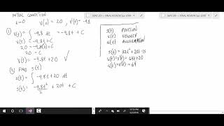 MAT 201 Extra Problems Final Exam Review