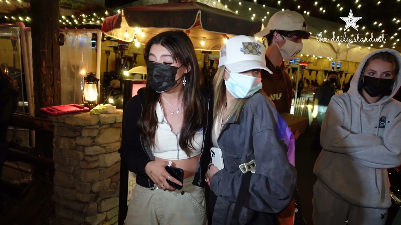 Mads Lewis steps out with friend Sab and her boyfriend Cooper Noriega