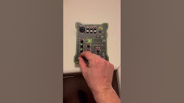 Audio Mixer Basics. How to become a sound engineer or AV Technician Getting started with Mixing Desk