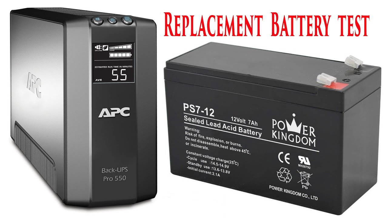 APC UPS Pro 550 POWER KINGDOM Battery Replacement - YouTube