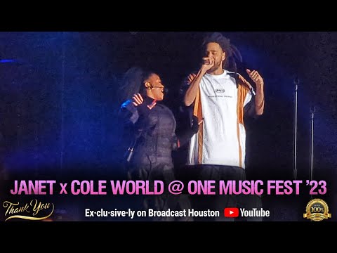 JANET JACKSON Brings J COLE & STEALS DAY 1 of ONE Music Fest 2023, JANET Let's COLE Perform a Song!