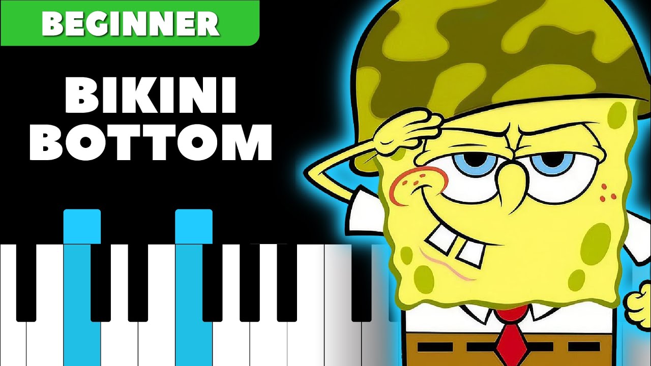 Bikini Bottom SpongeBob Battle for Bikini Bottom EASY PIANO