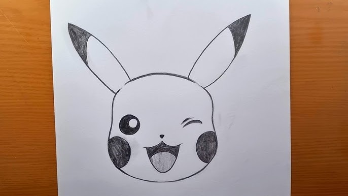 COMO DESENHAR O PIKACHU FÁCIL 