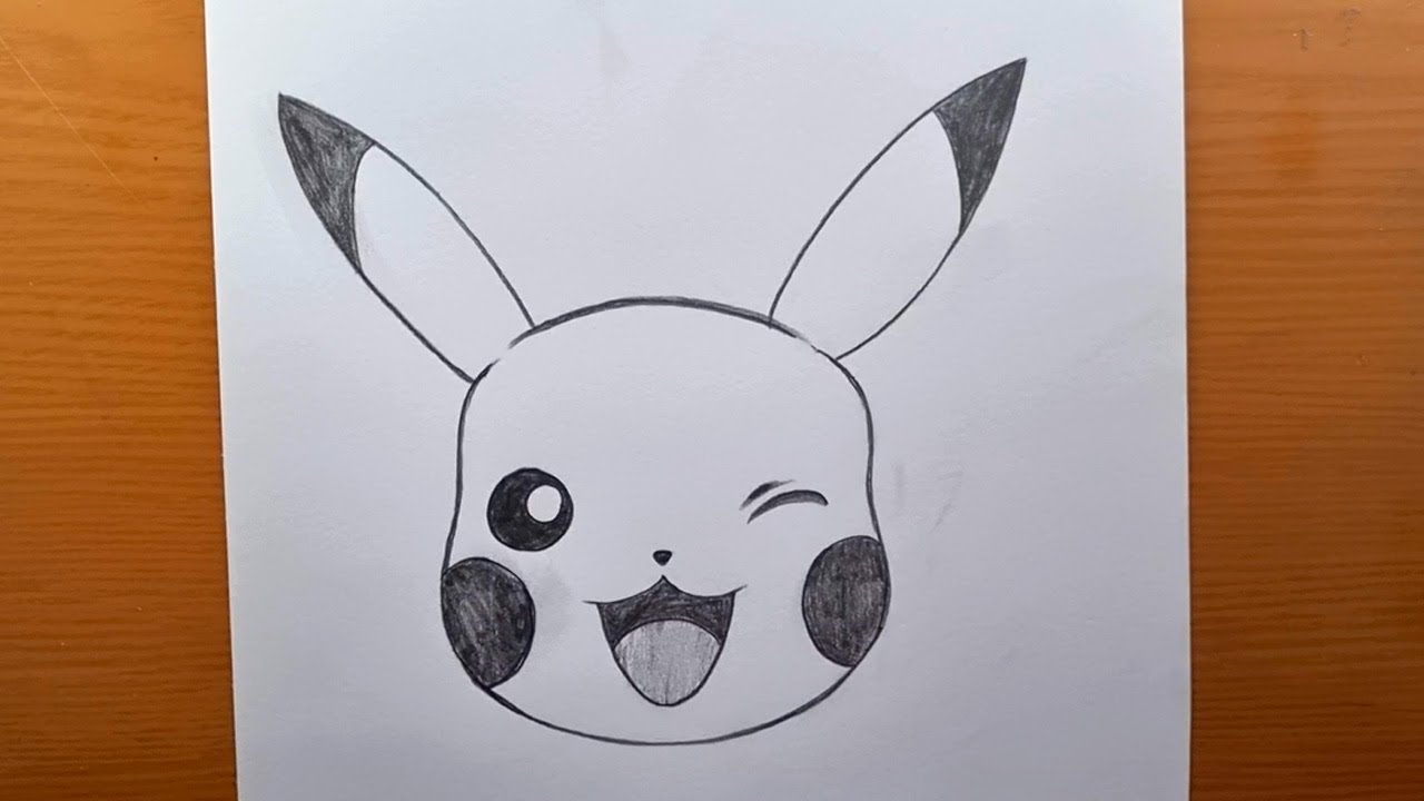 COMO DESENHAR O PIKACHU KAWAII FÁCIL⚡ 