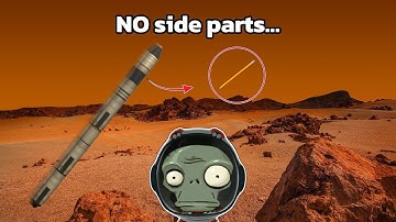 I went to Duna with NO side parts… (KSP)