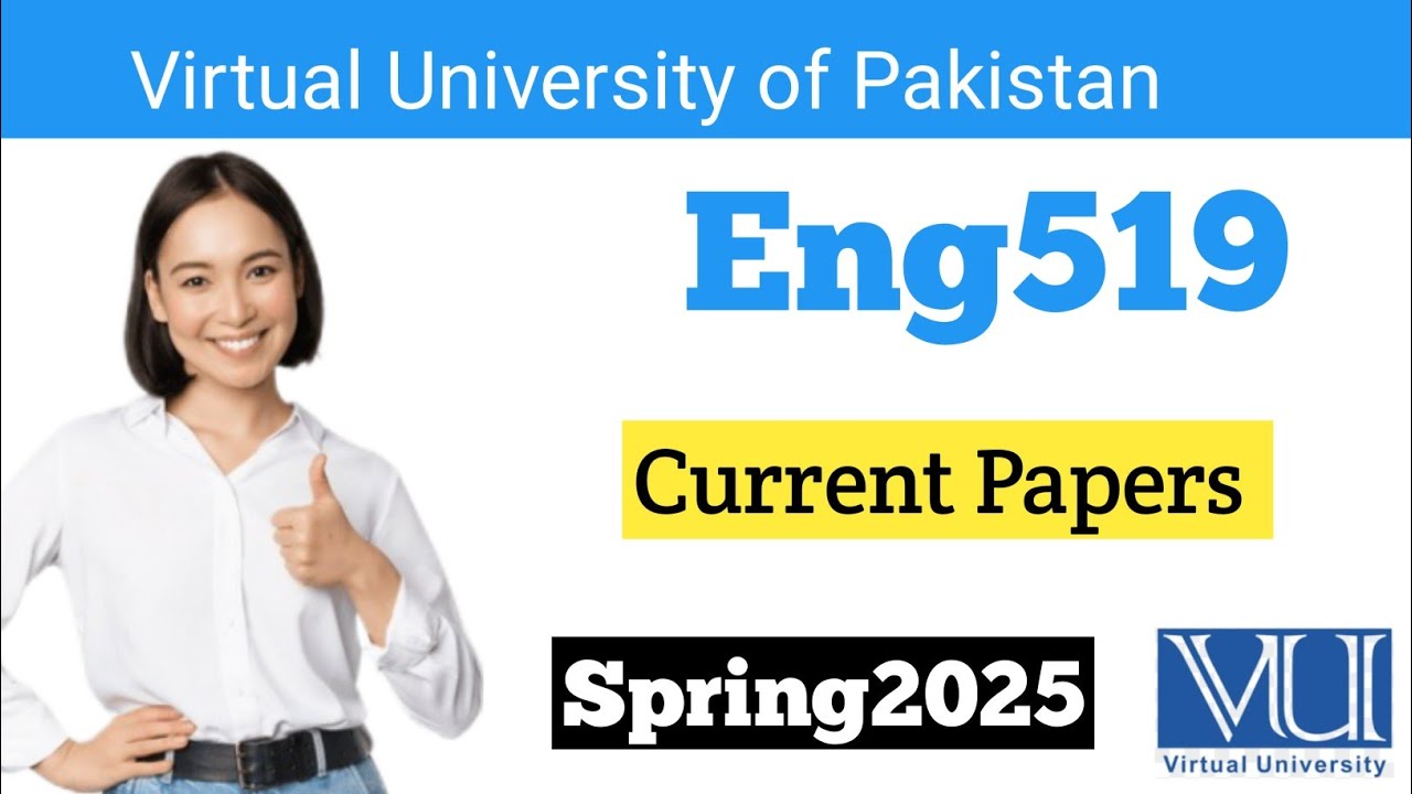 Eng519|Current Papers|Spring 2025|Midterms|BS English|@studywithawan