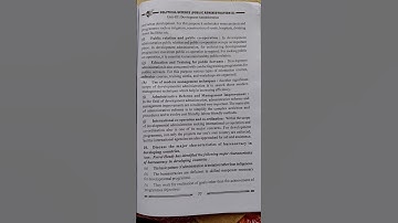 write a note on the scope  of development administration 2nd part