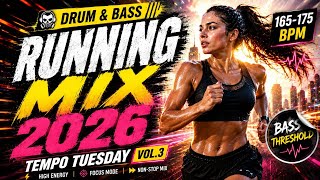 Running Music Mix 2026 | 1 Hour Tempo Tuesday Vol.3 DnB Playlist [165-175 BPM] | SweatTheBeat