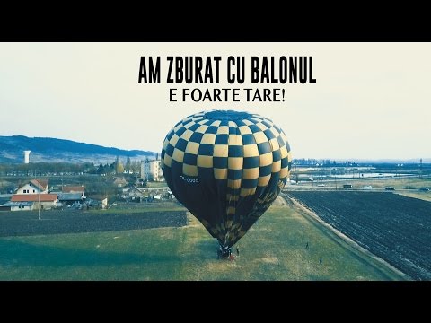 Am zburat cu balonul. E foarte tare, jur!