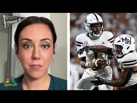 Can Miss. State, Kamario Taylor continue hot start vs. Alabama? | Rushing the Field | NBC Sports