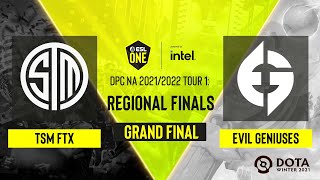 Dota2 - TSM FTX vs Evil Geniuses - Game 4 - DPC NA 2021/2022 Tour 1: Regional Finals
