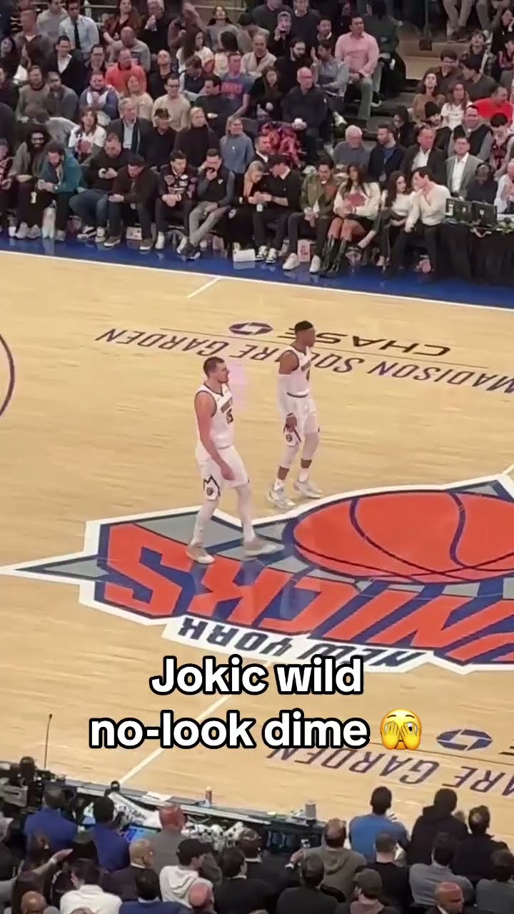 Jokic showing off that court vision ?