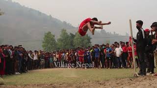 Rural village High jump competition