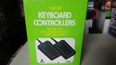 KEYBOARD CONTROLLERS Atari Video Computer System PAL Region Version Box Contents 30.03.19
